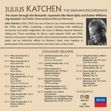 Julius Katchen Brahms Recordings [17CD]