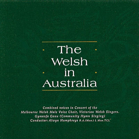 The Welsh in Australia, Volume 1