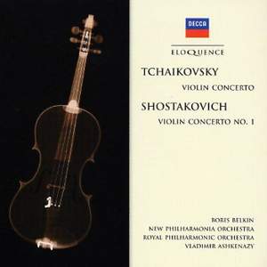 Tchaikovsky, Shostakovich Violin Concertos